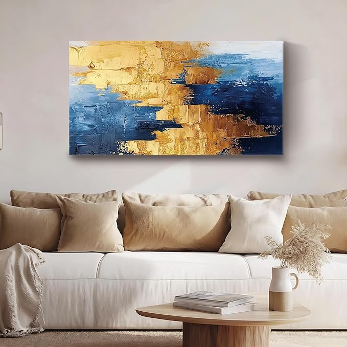Iallbin Abstract Canvas Wall Art, Large Wall Art for Living Room, for Wall Modern Paintings Wall Decor Living Room, Kitchen Home and Office