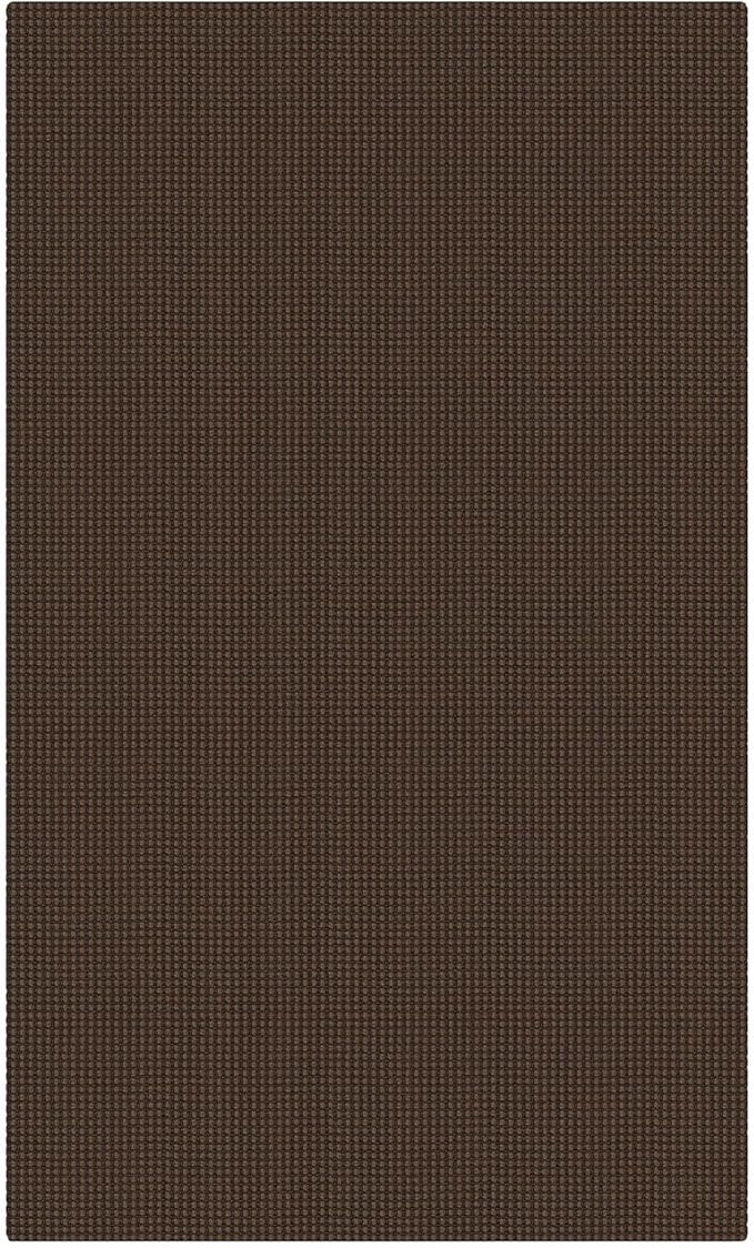 KOZYFLY Rugs for Entryway 3x5 ft Washable Area Rug Non Slip Rubber Backed Entry Rug Woven Indoor Door Mat Cotton Kitchen Rugs Floor Carpet for Entryway, Foyer, Backdoor, Brown/Dark Brown