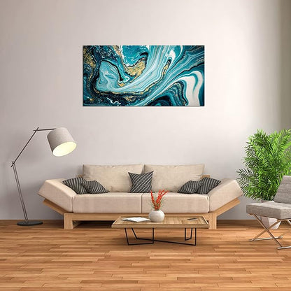 XXMWallArt FC2775 Abstract Texture Wall Art Marble Vortex Canvas Prints Painting for Living Room Bedroom Kitchen Home and Office Wall DecorWall Decor Home Decor
