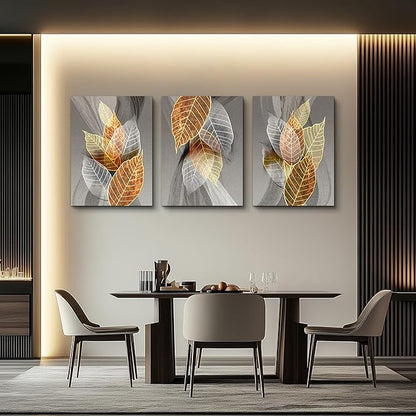 hyidecorart Canvas Wall Art For Living Room Large Wall Decor For Bedroom Modern Office Abstract Wall Decorations Leaves Paintings Farmhouse Pictures Artwork Bathroom Kitchen Aesthetic Home Decor 20x28