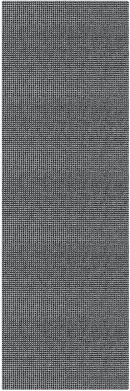 KOZYFLY Cotton Runners for Hallway 2.5'x8', Washable Runner Rug, Woven Non Slip Kitchen Runner, Braided Entryway Rug, Floor Carpet for Foyer, Bedroom, Hall, Grey/Dark Grey