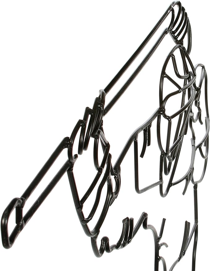Hosley® Elevate Your Space with our Ice Hockey Player Metal Wall Décor 29.25 Inch High Contemporary Sports Art for Unique Home Styling and Athletic Inspiration