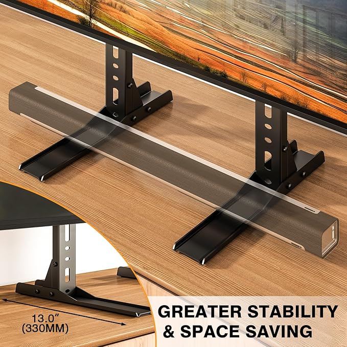 TAVR Universal Table Top TV Stand Mount, TV Legs for Most 20-75 Inch TVs, Replacement TV Feet with Great Load-Bearing Holds up to 110 lbs, TV Stands Base with Cable Management, Max VESA 800x600 mm