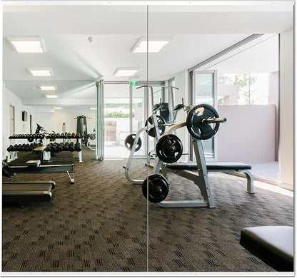 Delma Home Gym Mirror,54''x28''x2PCS,Large Full Body Tempered Glass Frameless, Wall-Mounted for Gym, Yoga, Garage, Bedroom, Bathroom