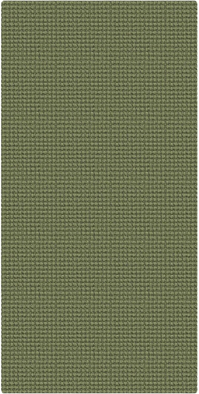 KOZYFLY 2x4 Entry Runner Rug, Small Washable Runners for Entryway, Non Slip Door Mat Indoor Entrance, Front Porch Carpet for Foyer, Kitchen, Bedroom, Bathroom, Olive Green/Earthy Green