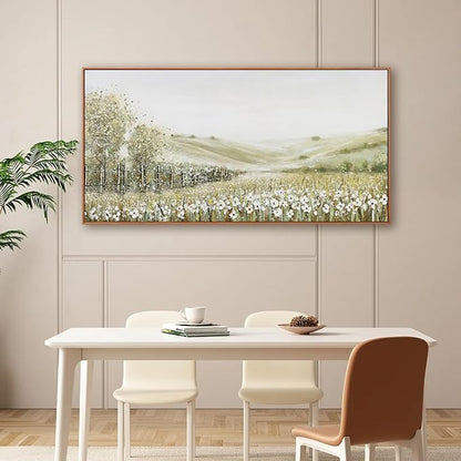 Canvas Wall Art Decor Home paintings Wall Art Prints Modern Framed Wall Decorations Natural Mountain Wilderness Landscape Artwork for Living Room Bedroom Kitchen Office Decor 24×48 inch