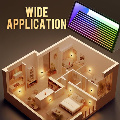 DORESshop LED Night Lights Plug into Wall [2 Pack], Plug in Nightlight, RGB Color-Changing Night Light, Dusk to Dawn Sensor, Nightlights for Adults, Bedroom, Bathroom, Hallway