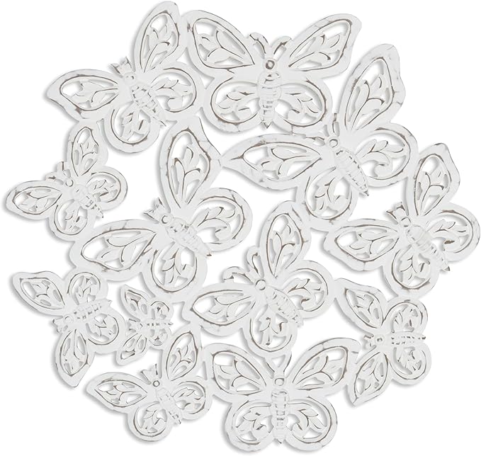 JFY Designs Wall Medallion - Wooden Wall Decor, Hand Carved & Embossed Decorative Wall Sculpture, Boho Farmhouse Wall Art, Perfect for Home, Office or any Living Space
