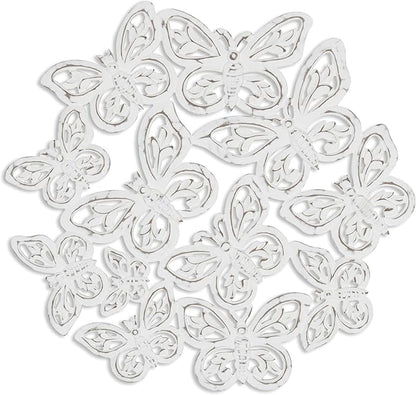 JFY Designs Wall Medallion - Wooden Wall Decor, Hand Carved & Embossed Decorative Wall Sculpture, Boho Farmhouse Wall Art, Perfect for Home, Office or any Living Space