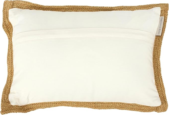 Primitives by Kathy Beach Time Decorative Throw Pillow, Jute, White, 15" Length x 10" Height