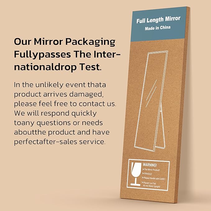 Full Length Mirror with Lights, 71" x 26" LED Floor Mirror, Full Body Dressing Standing Mirrors with Dimming & 3 Color Lighting, Hanging Mounted Mirrors for Living Room Bedroom Cloakroom