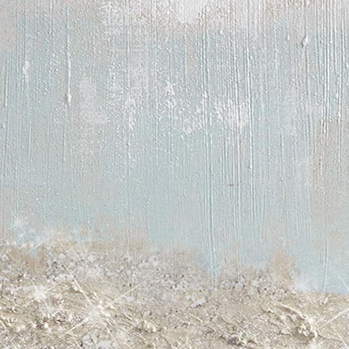 Madison Park Wall Art Living Room Décor - Abstract Glitter Embelished Canvas Home Accent Modern Dining Bathroom Decoration, Ready to Hang Painting for Bedroom, 22" x 28", Radiant Flatland 2 Piece