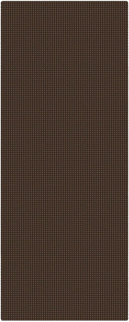 KOZYFLY Runners for Hallways 2x5 ft Washable Kitchen Runner Non Slip Rubber Backed Hall Runners Cotton Entryway Runner Rugs Floor Carpet for Indoor Backdoor Bedroom Kitchen, Brown/Dark Brown