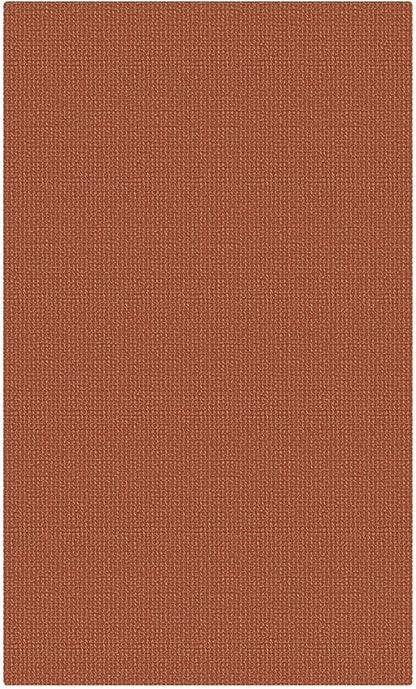 KOZYFLY Rugs for Entryway 3x5 ft Washable Area Rug Non Slip Rubber Backed Entry Rug Woven Indoor Door Mat Cotton Kitchen Rugs for Entryway, Foyer, Backdoor, Burnt Orange/Tan