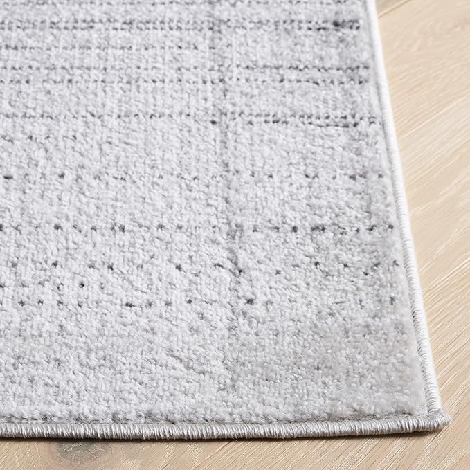SAFAVIEH Adirondack Collection Area Rug - 9' x 12', Light Grey & Dark Grey, Modern Design, Non-Shedding & Easy Care, Ideal for The Living Room, Dining, Bedroom (ADR183G)