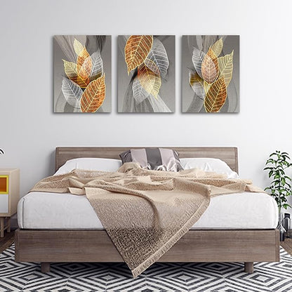 hyidecorart Canvas Wall Art For Living Room Large Wall Decor For Bedroom Modern Office Abstract Wall Decorations Leaves Paintings Farmhouse Pictures Artwork Bathroom Kitchen Aesthetic Home Decor 20x28