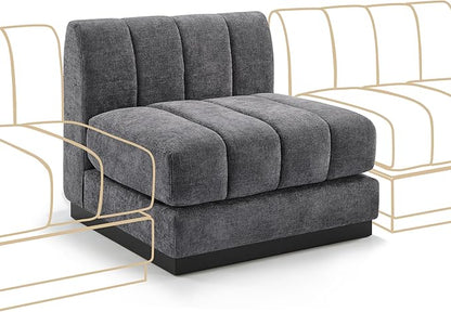 Morden Fort Oversized Sofa Couch Extra Deep Couch Modular Convertible Sectional Sofa Set Comfy Modern Sofas Couches for Living Room Apartment Bedroom Chenille