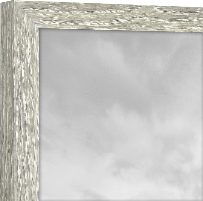 MCS Gallery Essential Picture Frames, Photo Gallery Wall Frame Set, Gray Woodgrain, 10 x 10 Inch, 6-Pack