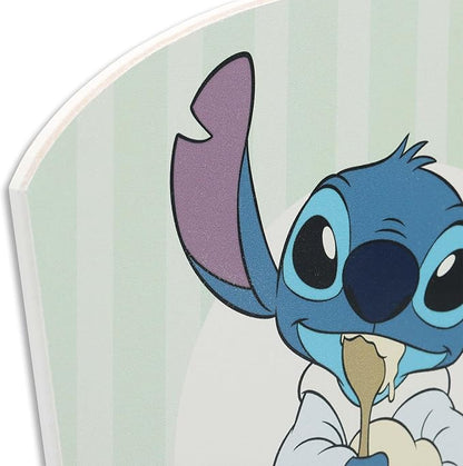 Disney Lilo and Stitch Time to Chill Treat Yourself Wood Wall Decor - Cute Stitch Ice Cream Sign for Home
