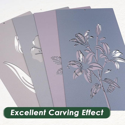 Sanwarm 4 Pieces Metal Wall Decor, Floral Botanical Minimalist Metal Wall Art Sage Boho Hanging Decoration for Home Bathroom Living Room Bedroom Garden Office Housewarming Gifts