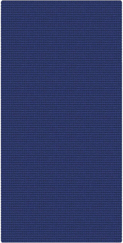 KOZYFLY 2x4 Entry Runner Rug, Small Washable Runners for Entryway, Woven Non Slip Door Mat Indoor Entrance, Front Porch Carpet for Foyer, Kitchen, Bedroom, Bathroom, Royal Blue/Navy