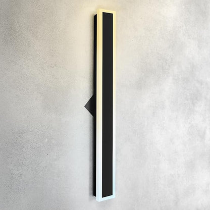 ASD LED 36" Long Wall Mount Light Fixture, Outdoor & Indoor Linear Sconce | 3CCT, Dimmable, Waterproof, Anti-Rust, ETL Listed | 30W 2500LM 3000-5000K 100-277V | Exterior Porch Lighting | Black