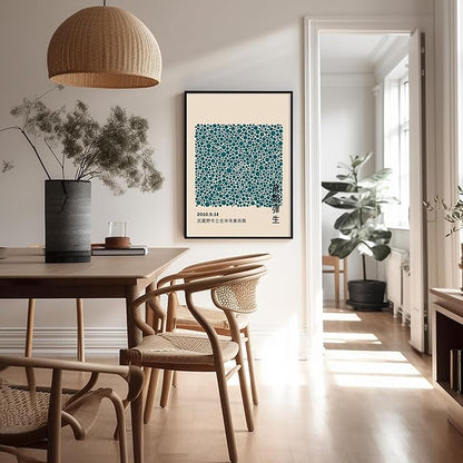 Poster Master Infinity Dots Print - Yayoi Kusama Poster - Abstract Japanese Art - Trendy Gift for Men & Women - Pop Art Decor for Office, Bedroom or Living Room - 8x10 UNFRAMED Wall Art