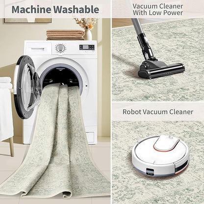 Rugxara Washable Area Rug for Living Room, Bedroom Kitchen