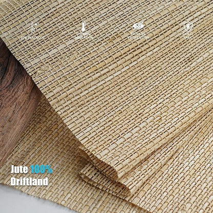 Motorized Bamboo Roman Shades, Motorized Blinds with Remote Compatible with Homekit, Alexa GoogleHome, Smart Wood Woven Shades for Indoor Windows, Customize, Driftland