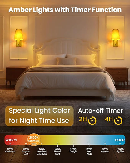 TECOMLIGHT Battery Operated Wall Sconce Lights for Bedroom Set of 2, Wireless Rechargeable LED Wall Lamp with Remote & On/Off Pull Chain, Wall Mount Lighting Fixtures for Living Room, Satin Gold