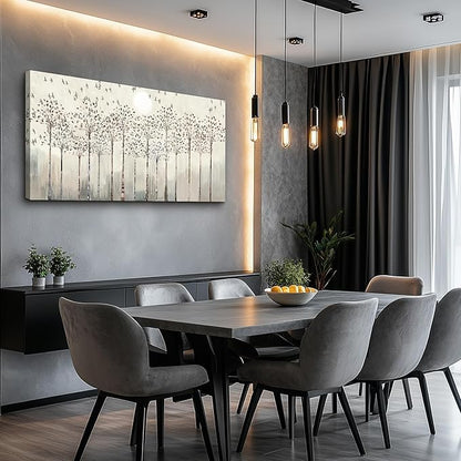 Canvas Wall Art for Living Room Trees and Birds Abstract Paintings kitchen Wall Decor Office Canvas Prints Artworks Pictures Wall Decorations for Bedroom,Large size Fashion Modern Home Decoration