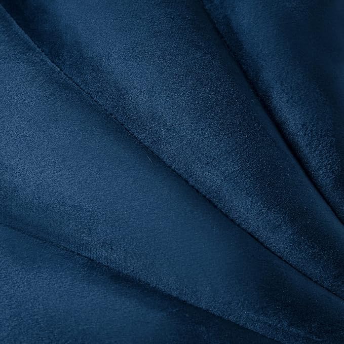 Ashler 3D Throw Pillows Shell Shaped Accent Throw Pillow Covers, Soft Velvet Insert Included Cushion for Couch Bed Living Room, Pack of 1, Navy Blue, 14 X 11 inches