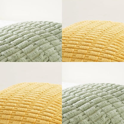 Fancy Homi 4 Packs Decorative Throw Pillow Covers for Living Room Couch Bed, Modern Farmhouse Boho Home Décor Accent Cushion Case, 26" x 26", Yellow Green Series