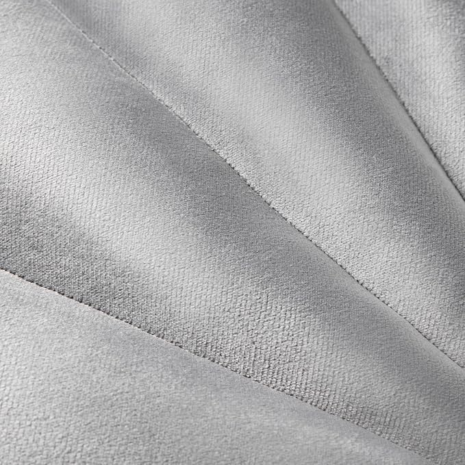 Ashler 3D Throw Pillows Shell Shaped Accent Throw Pillow, Soft Velvet Insert Included Cushion for Couch Bed Living Room, Pack of 1, Light Grey, 18 X 13 inches