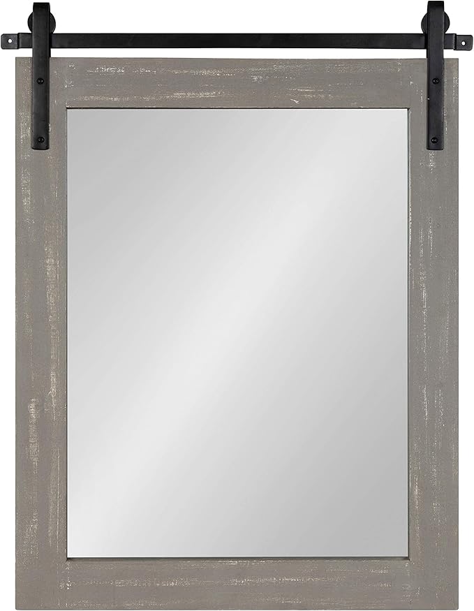 Kate and Laurel Cates Farmhouse Wall Mirror