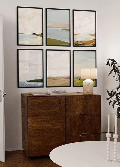 HAUS AND HUES Standalone Black Oak Frame Set of 9-20x30