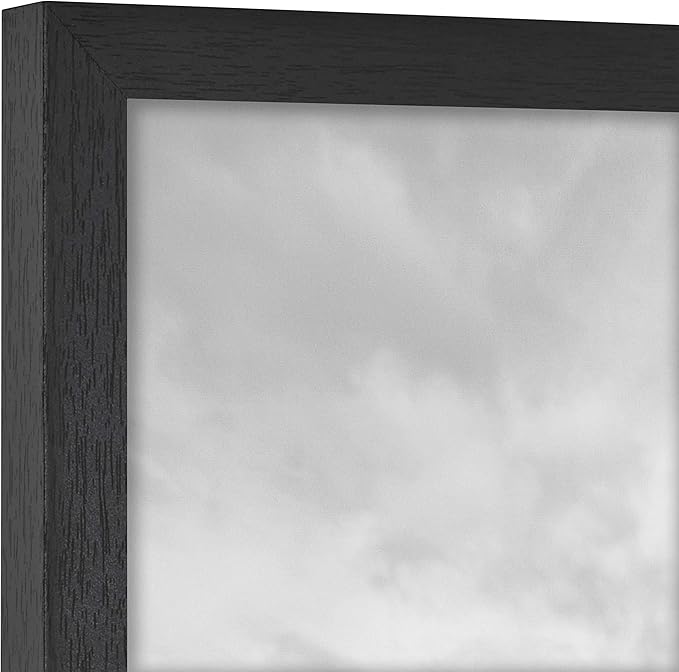 MCS Gallery Essential Certificate Document Frame Set, Gallery Wall Frames Fit 8.5 x 11 Diplomas, Documents & Certificates, Black Woodgrain, 2-Pack
