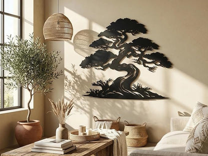 Vailla Tree of Life Wall Art Decor Set of 3 Wall Hanging Sculpture Modern Wall Home Decoration 3D Textured Sculptures for Living Room Bedroom Office Dinnig Room 3 Panels Family Tree Wall Hangings