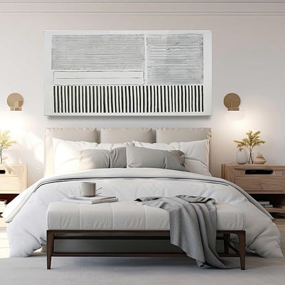 Canvas Wall Art Decor Large Canvas Wall Art For Living Room Abstract Art Black and White Wall Art Decor Abstract Modern Wall Art Prints Canvans Art Work For Bedroom Office Kitchen Wall Decor 24" x 48"