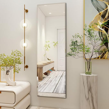 wall Mirror Full Length,51X16 FullL ength Mirrorwallmounted,Bedroom/wall/Bathroom/Makeup Area/Cloakroom (51 * 16 Inch)