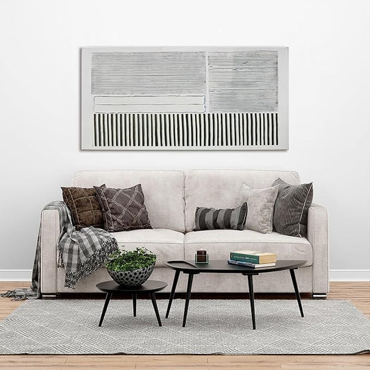 Canvas Wall Art Decor Modern Canvas Wall Art For Living Room Abstract Art Black and White Wall Art Decor Abstract Wall Art Prints Canvans Art Work For Bedroom Office Kitchen Wall Decor 20" x 40"
