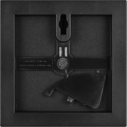 MCS Format 4x4 Picture Frame Black, Square Gallery Wall Vertical & Horizontal Wall Hanging Small Picture Frame or Tabletop Easel for Photos & Art Prints (12-Pack)