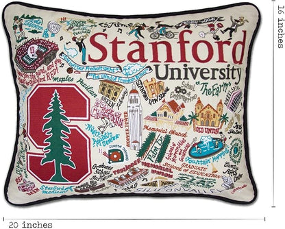 Catstudio Stanford University Collegiate Embroidered Decorative Throw Pillow