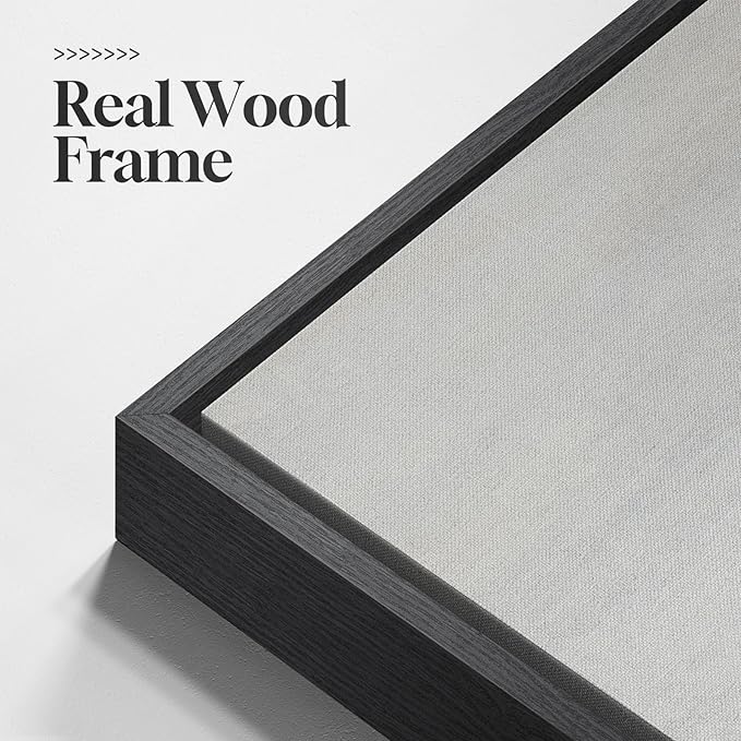 Large Framed Neutral Abstract Wall Art, Modern Vertical Canvas Prints Paintings Artwork for Walls, Grey Brown Minimalist Landscape Pictures Wall Decor for Hallway Living Room Dining Room, 30x60 In