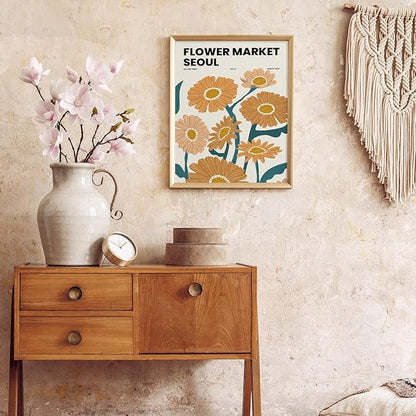 Habseligkeit Van Gogh Wall Art Prints, Flower Market Wall Art Prints, Matisse Posters for Room Aesthetic Unframed, 11x14in, Set of 6
