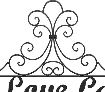 Metal Cutout-Live Laugh Love Decorative Wall Sign-3D Word Art Home Accent Décor-Modern Rustic or Vintage Farmhouse Style by Lavish Home