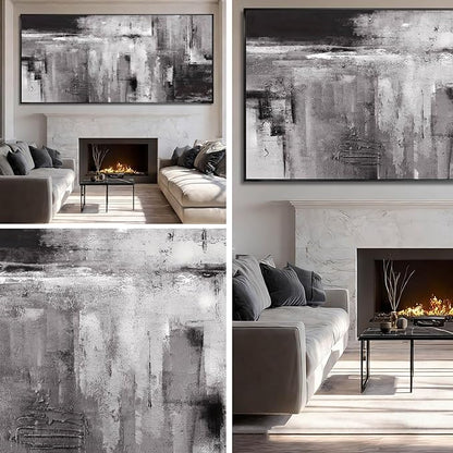 XIANSHOU Graffiti Wall Art Abstract Canvas Picture Contemporary Photo Prints 40"x86" Large Posters for Living Room Office Artwork