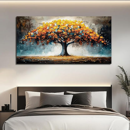 KELIYUAN Large Canvas Art Prints Murals Wall Decor For Living Room Corridor Wall Art For Bedroom Office Decorations Abstract Paintings Tree Landscape Artwork Wall Pictures Modern Home Decor 30x60In