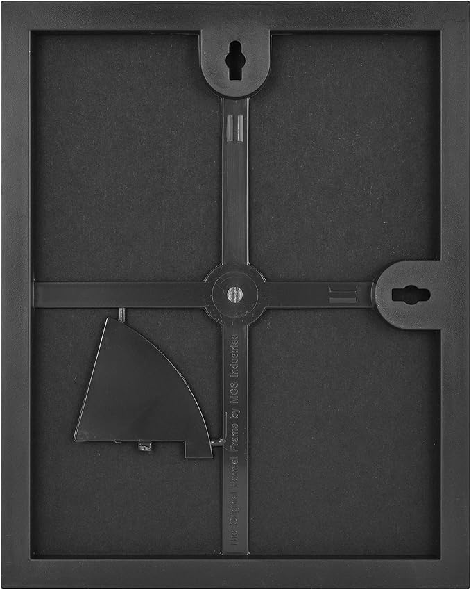 MCS Format 8x10 Picture Frame Black, Gallery Wall Vertical & Horizontal Wall Hanging Picture Frame for Photos & Art Prints (12-Pack)