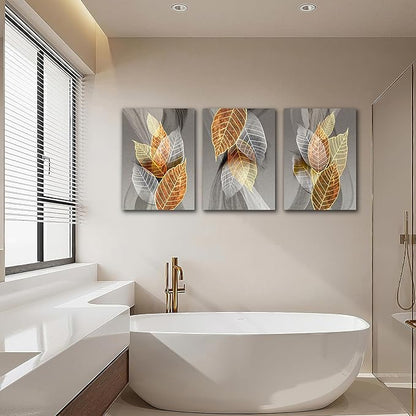 hyidecorart Canvas Wall Art For Living Room Large Wall Decor For Bedroom Modern Office Abstract Wall Decorations Leaves Paintings Farmhouse Pictures Artwork Bathroom Kitchen Aesthetic Home Decor 20x28